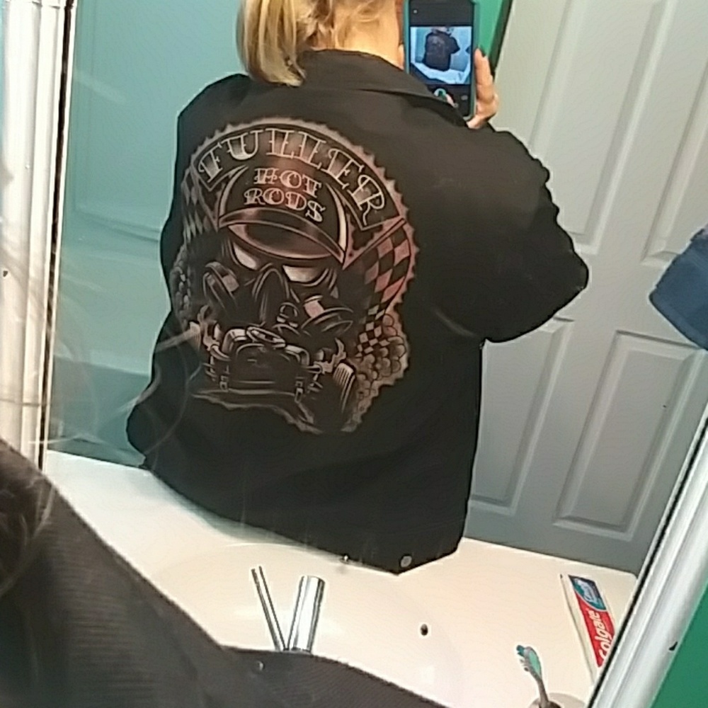 Light weight bikers jacket.